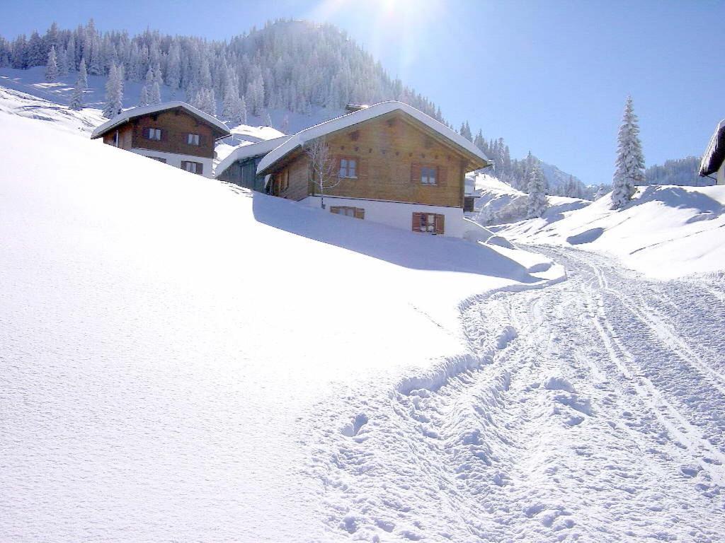 Alpenchalet Garfrescha Villa Sankt Gallenkirch Exterior foto