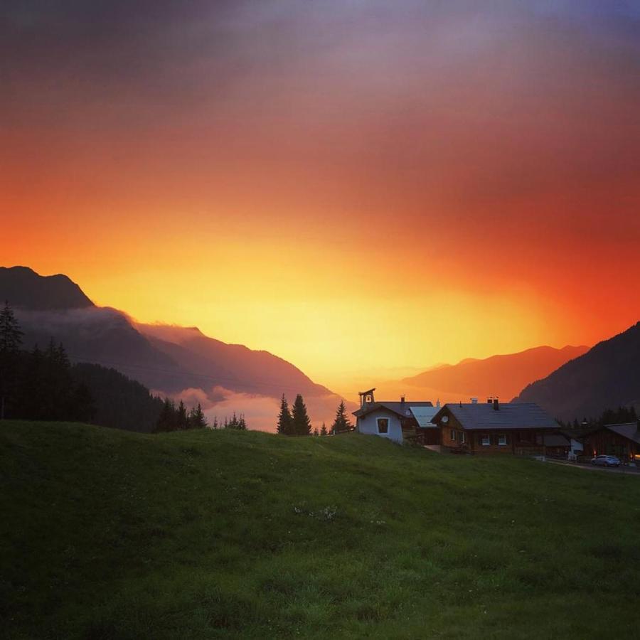 Alpenchalet Garfrescha Villa Sankt Gallenkirch Exterior foto